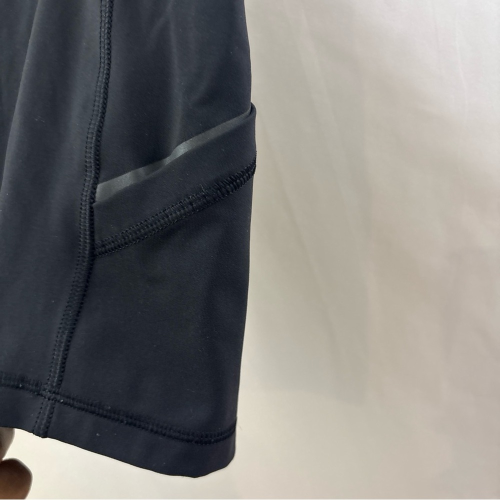Lululemon Athletica Black Compression Bike Shorts Pockets Size 2 - Picture 4 of 9